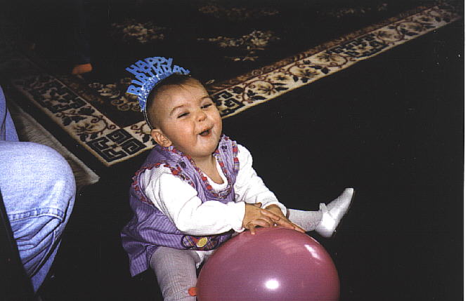 Amanda Leigh Estes at 1 year old