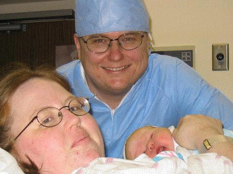 Neil, Tracy and Molly Grace Stewart