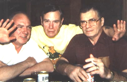 Opening night at Howards bar..Carl, Howard and Harold